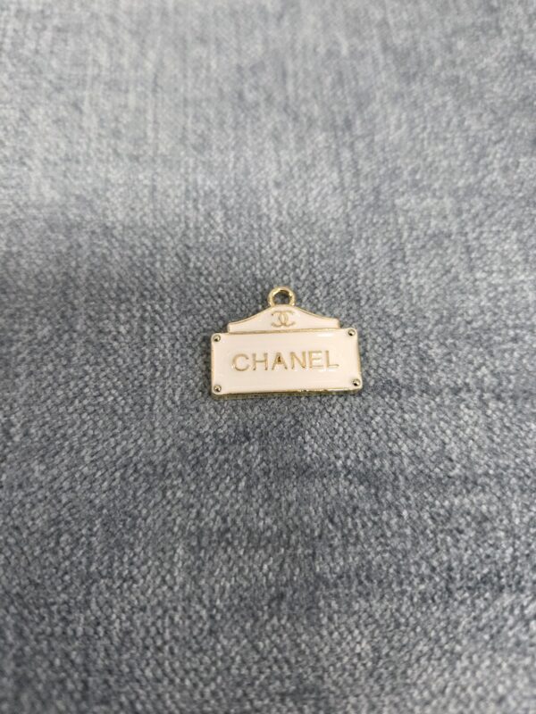 Designer CC -Inspired Decorative Charm – Metal 26