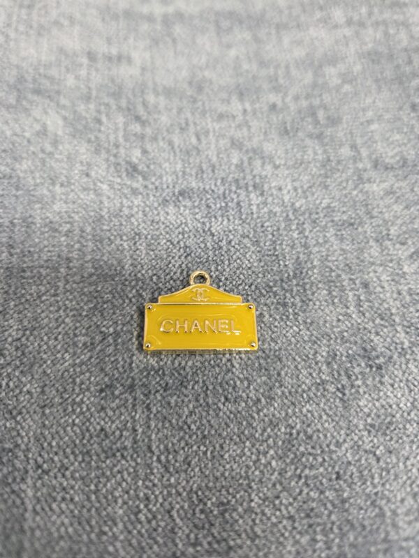 Designer CC -Inspired Decorative Charm – Metal 32