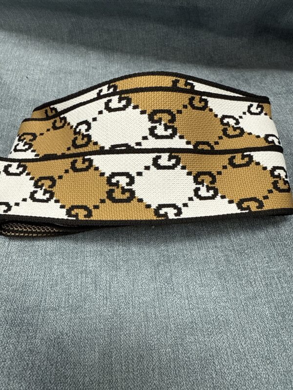 GG Designer Stretch Fabric Trim 1 Yd Trim 8