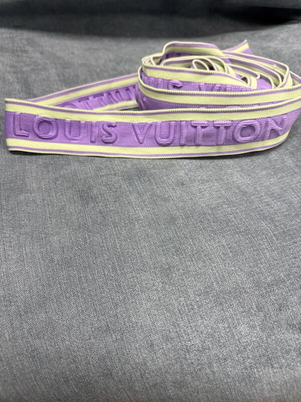 LV Designer Stretch Fabric Trim 1 Yd Trim 3